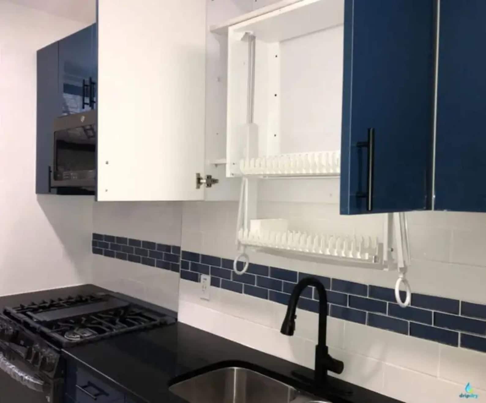 European Pull-down Dish Rack: Space-saving Cabinet Drying Racks - Etsy