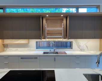 Escurreplatos para armario: sistema de secado por goteo que ahorra espacio