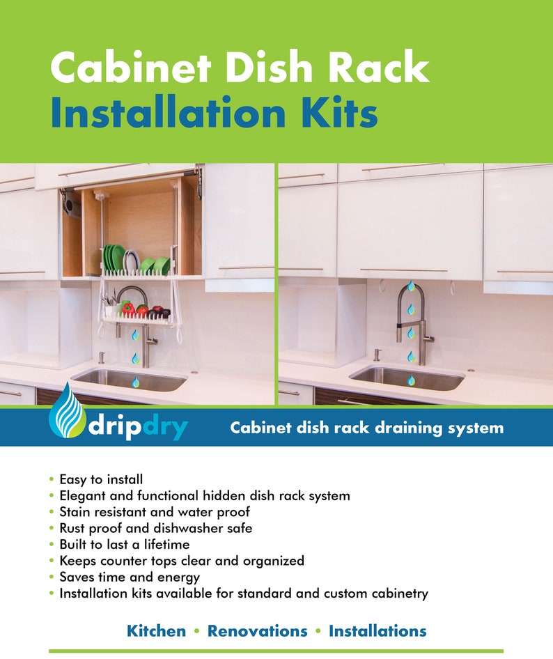 European Dish Rack Above the Sink. Dish Drying Rack Built Etsy