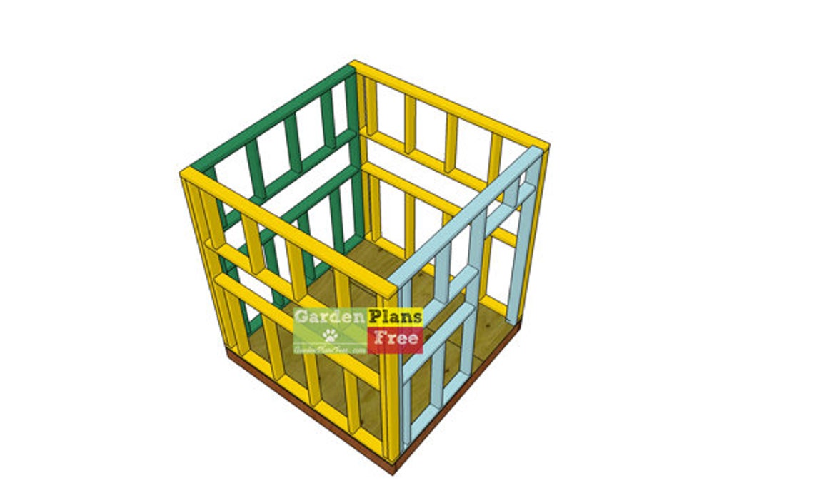 6x6 Deer Blind Plans DIY PDF Download Digital Plans Etsy