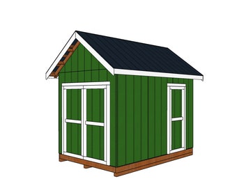 8x12 Gable Shed Plans