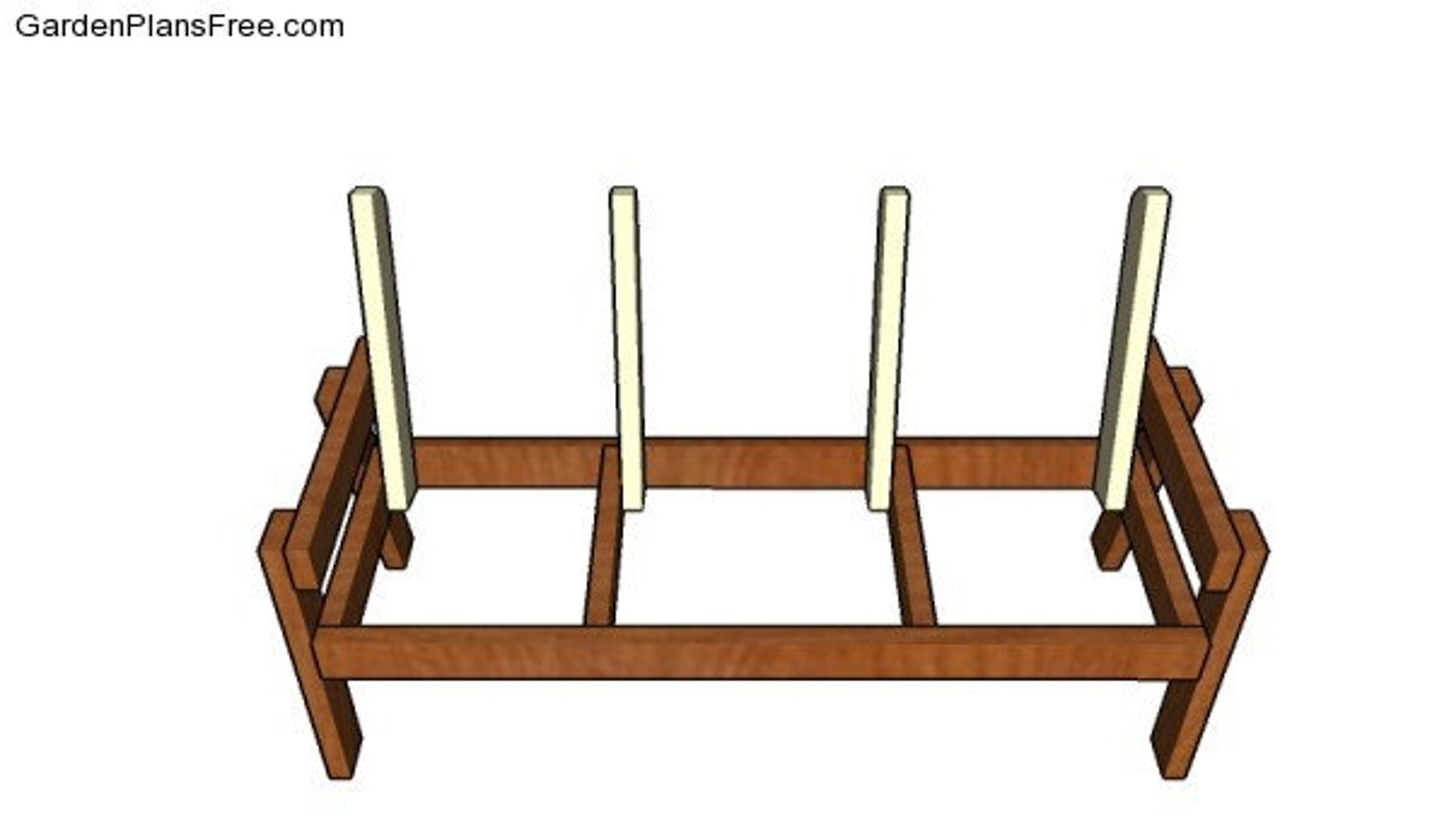 Jack and Jill Bench Plans DIY Outdoor Bench Etsy UK