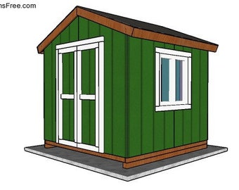 8x8 Small Garden Shed Plans