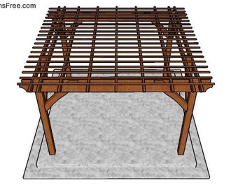 12x12 Patio Pergola Plans