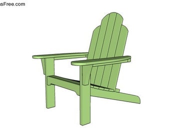 Simple Adirondack Chair Plans / Muskoka Chair Plans