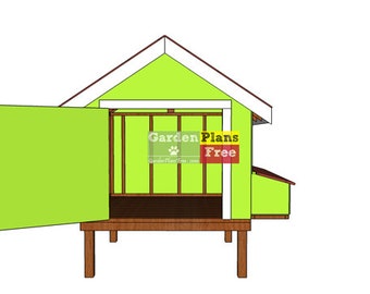 6x6 Backyard Chicken Coop Plans - DIY PDF Download