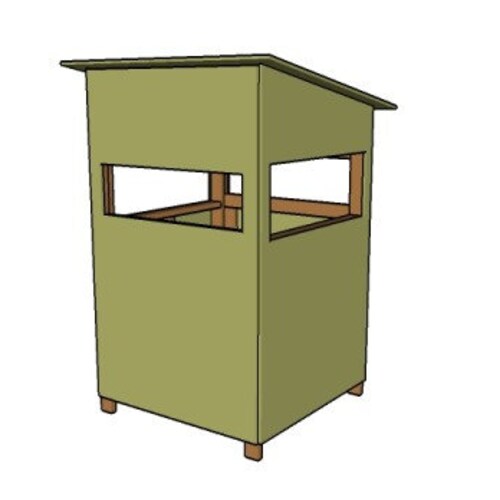 4x6 Deer Blind Plans PDF Download Digital Plan Etsy
