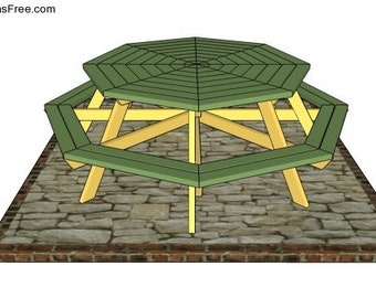 Octagonal Picnic Table Plans