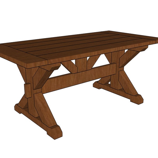 6 ft Patio Table Plans