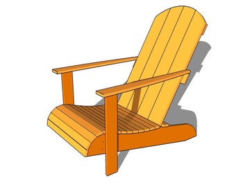 Adirondack Chair Plans / Muskoka Chair