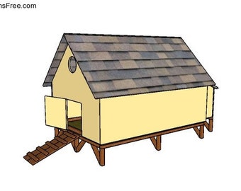 Simple 4x8 Chicken Coop Plans