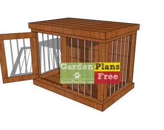 Single Large Dog Kennel Plans - DIY Digital PDF Download