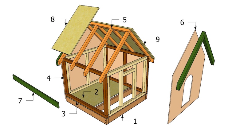 3x3 Dog House Plans image 2