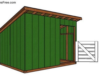 8x10 Goat Shelter Plans