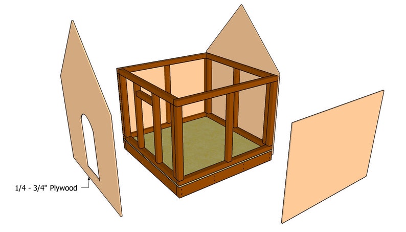 3x3 Dog House Plans image 3