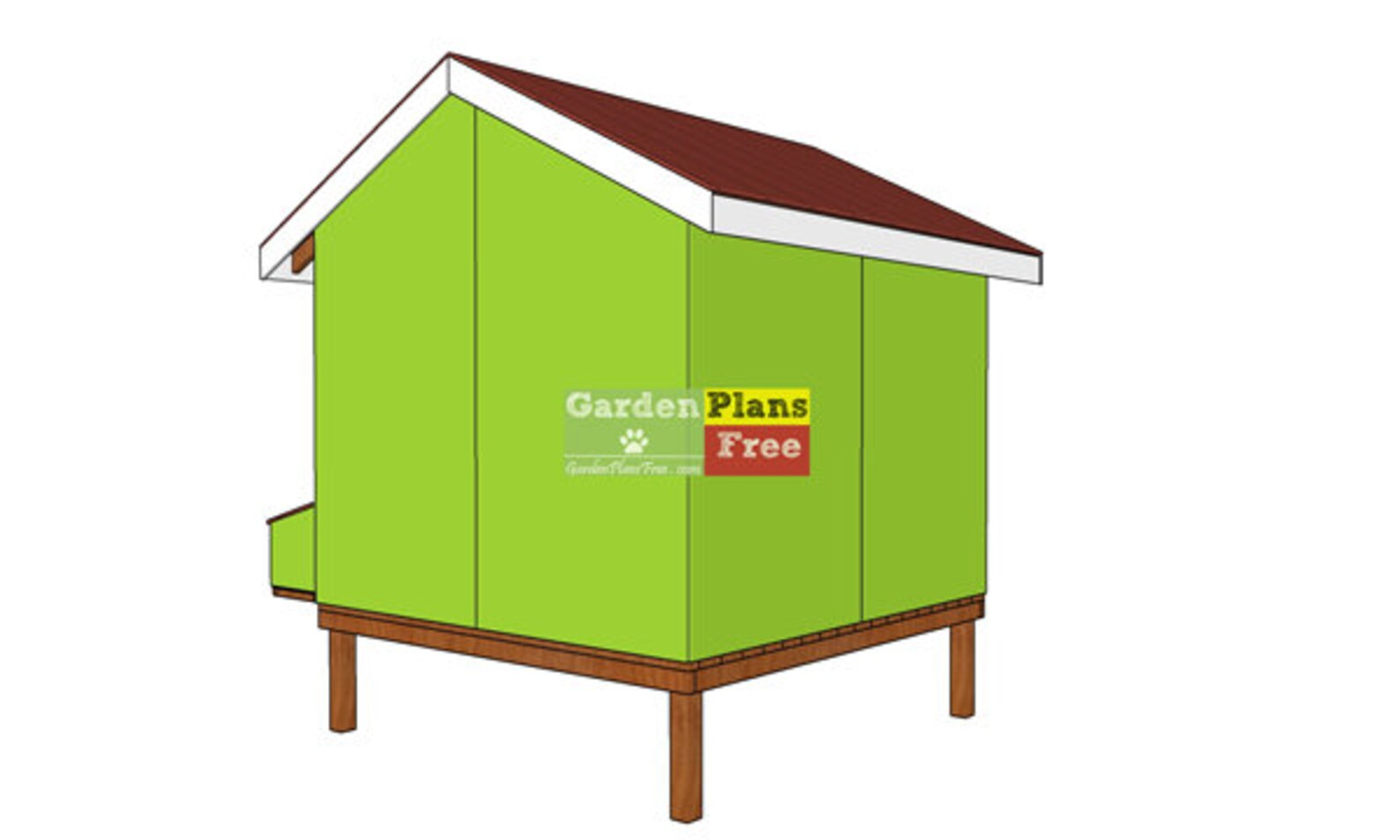 8x8 Chicken Coop Plans DIY PDF Download Etsy