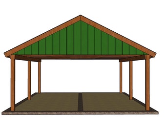 2 Car Carport Plans