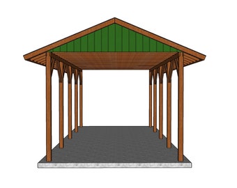 20x40 RV Carport Plans