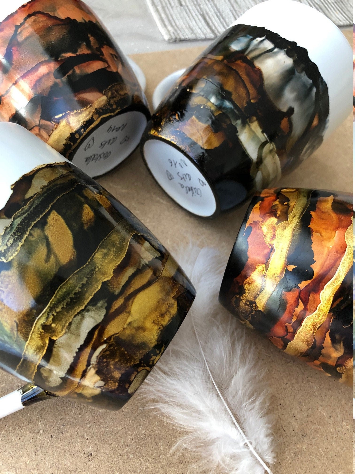 Mug Décoration Fait Main Écorces