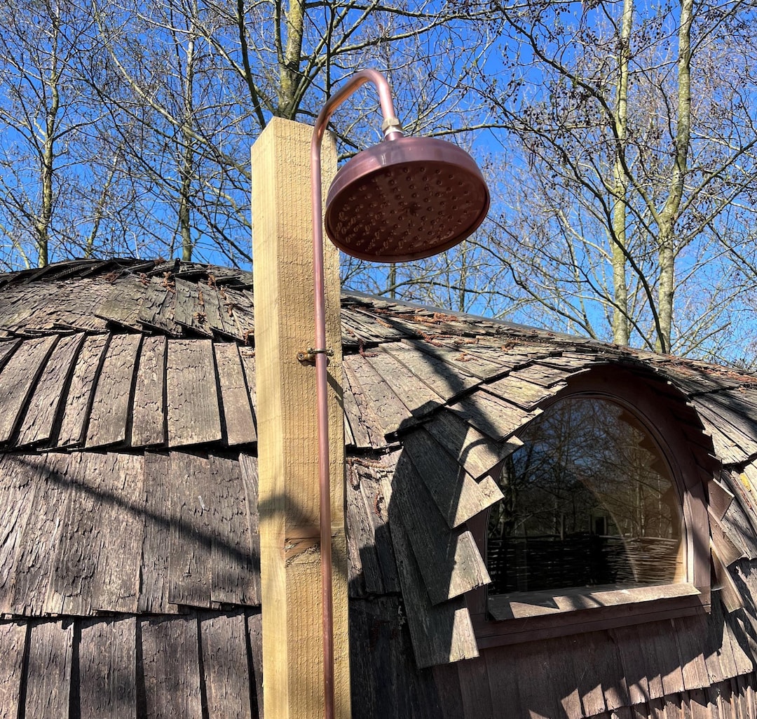 Outdoor Sauna Shower. Cold Shower. Complete Kit With Garden Hose ...
