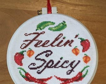 Feeling Spicy Cross Stitch Pattern