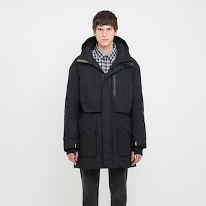 Winter Hooded Down Coat With Pockets, Winter Parka for Men, Winter Coat Parka, Travel Parka for Boyfriend
