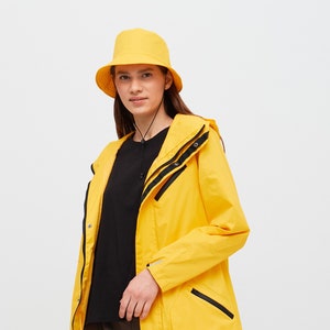 Yellow Rain Jacket Etsy
