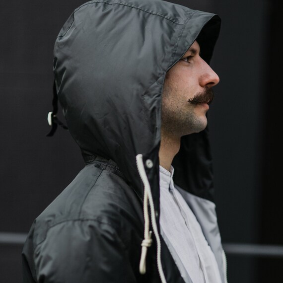 Chubasquero negro hombre cheap