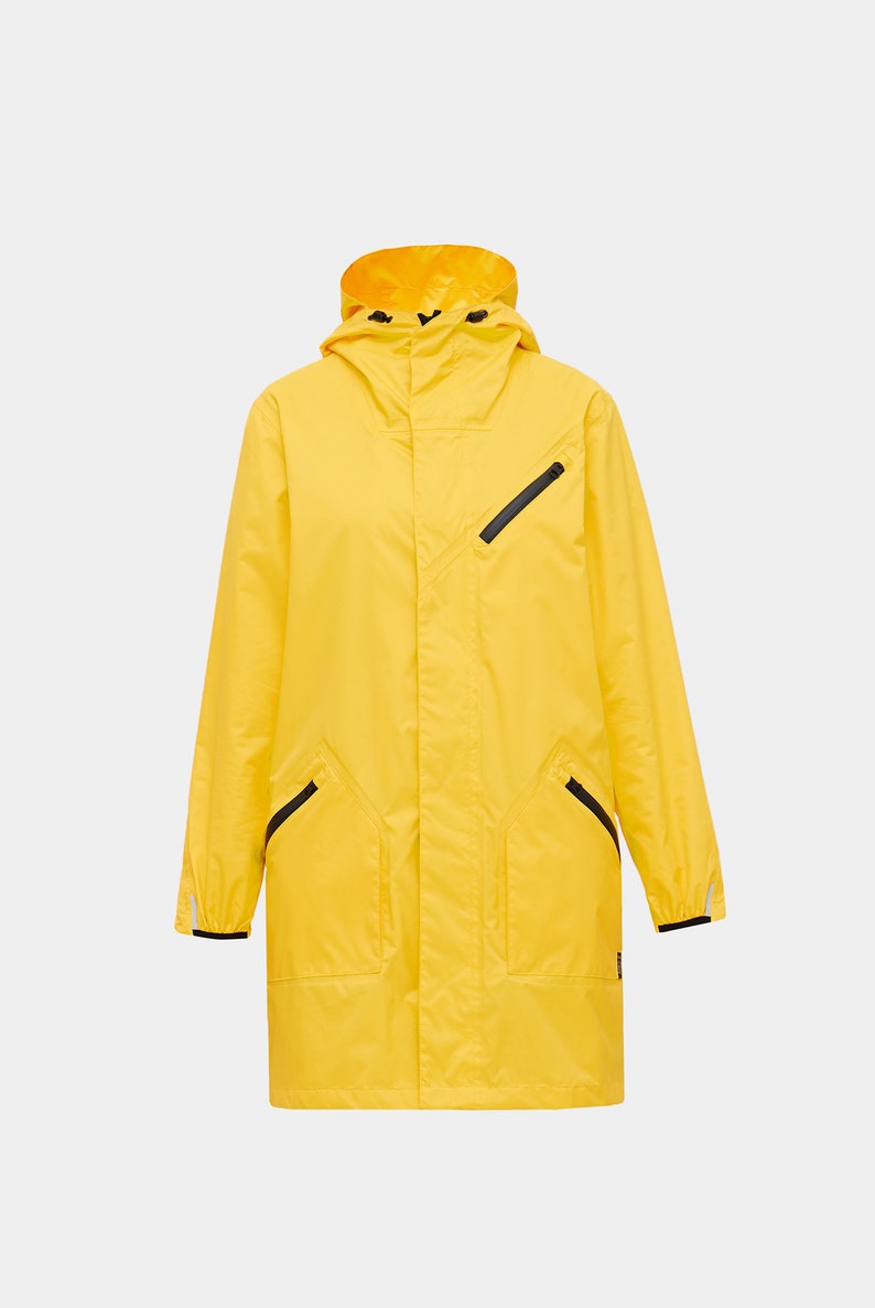 Yellow Raincoat Women Yellow Rain Jacket Waterproof Raincoat - Etsy