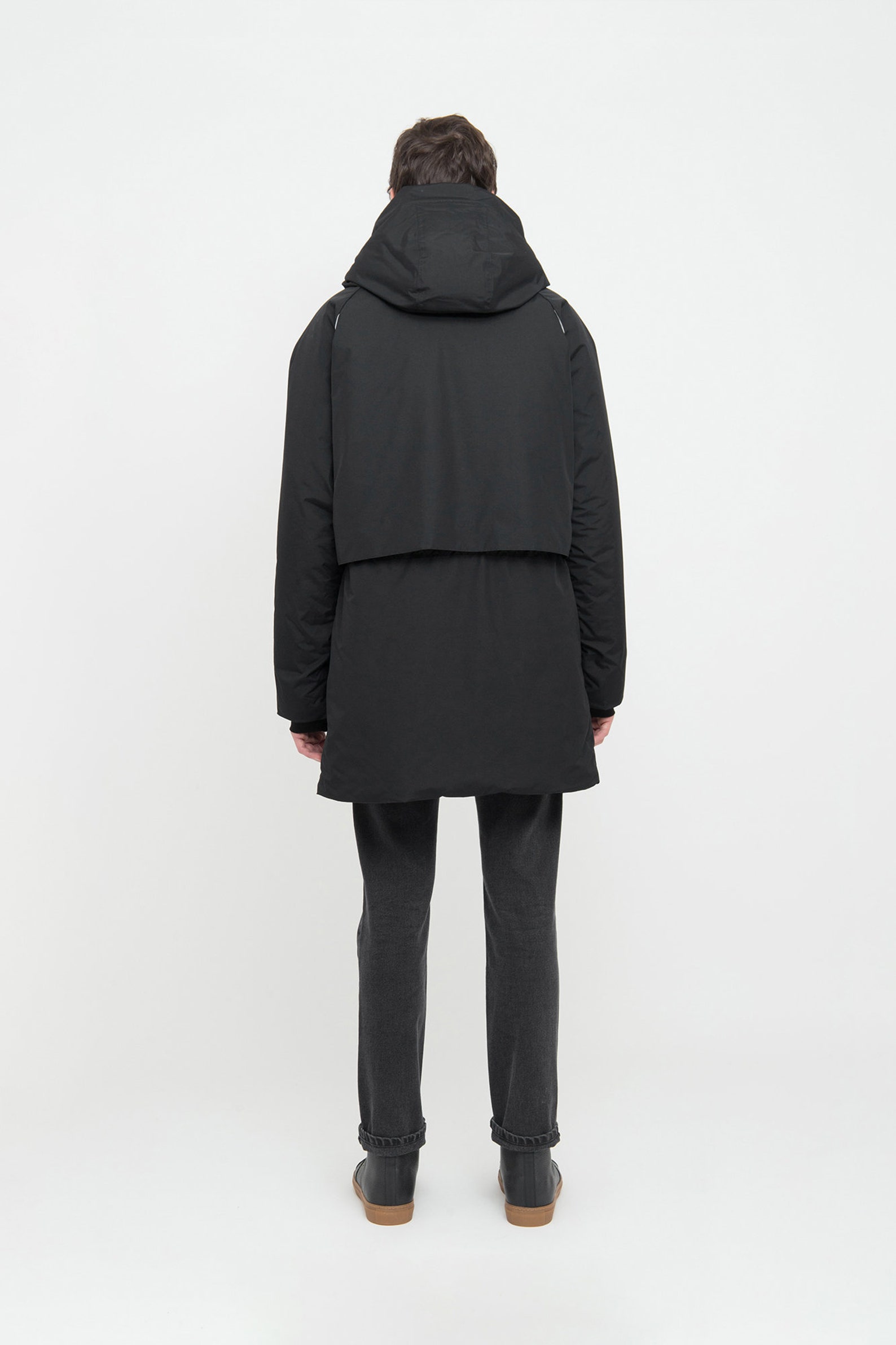 Winter Hooded Down Coat With Pockets Winter Parka for Men Etsy