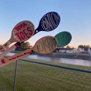 A La Carte | Custom Garden Marker and Cooking Spoons