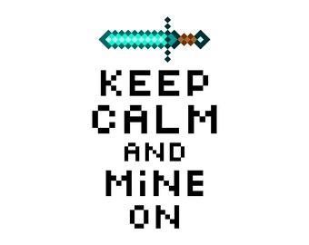 Minecraft Sword Svg Etsy