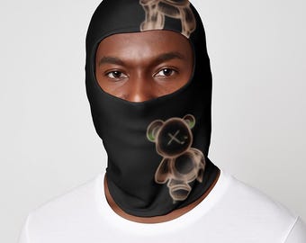 Streetwear Logo Balaclava: Black Ski Mask - Teddy Biker Apparel