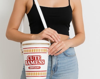 Ramen Cup Noodle Novelty Bag: Urban Streetwear