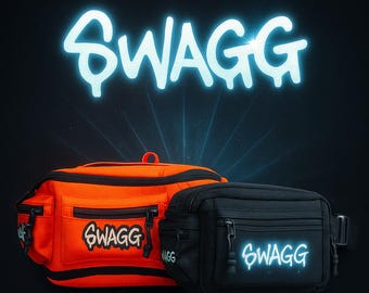 Motorcycle Fanny Pack – Convertible Chest and Waist Bag Waterproof Rider Belt Bag | Urban Streetwear Biker Apparel