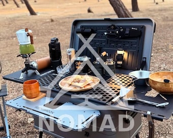 Aluminum Camping Storage Box: Lightweight, Foldable Coffee Table