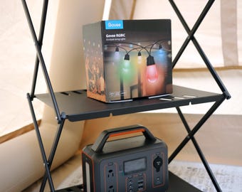 Folding Camp Storage Table: Portable - Nomad Outdoor