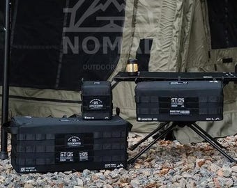 Tactical Camping Bag System: 7-Piece MOLLE Gear Organizer