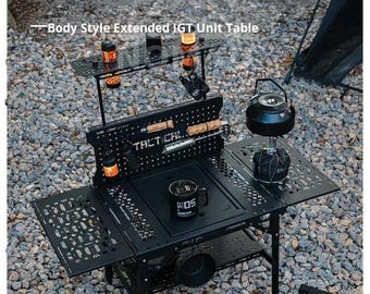 Dark Wing Tactical Folding Aluminum Camping Table : Lightweight, Foldable Coffee Table