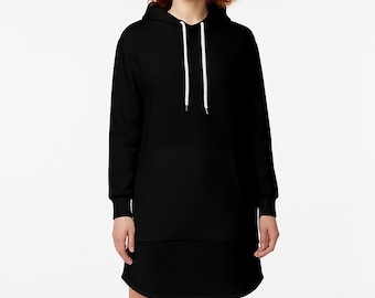 Minimal Streetwear Hoodie Dress