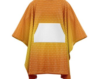 Zenitsu Slayer Of Demons Flannel Blanket PonchoUrban