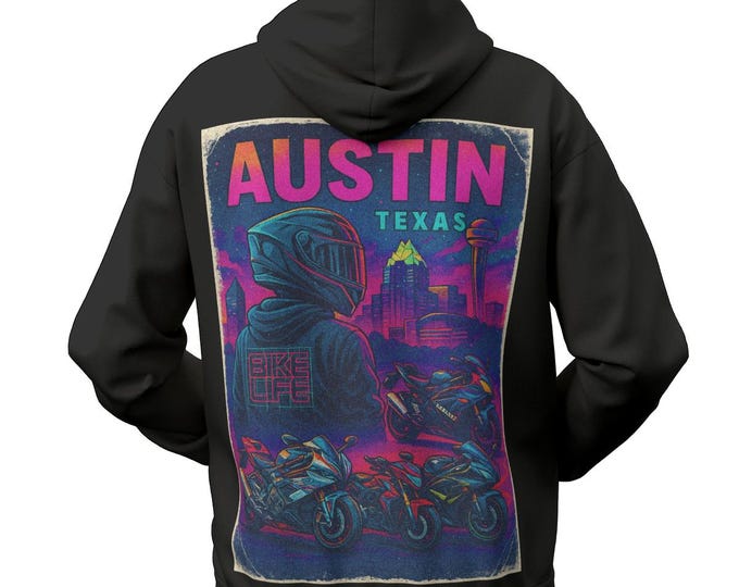 Featured listing image: Streetwear Lone Star Cities Drop Heavyweight Oversized Sweatshirt & Hoodiemotorcycle