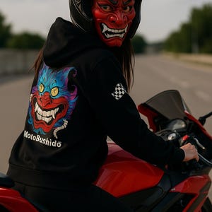 motorcycle Streetwear MotoBushidō Fashion Hoodie –  | Urban Streetwear Biker Apparel