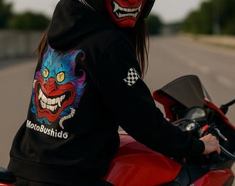 motorcycle Streetwear MotoBushidō Fashion Hoodie –  | Urban Streetwear Biker Apparel