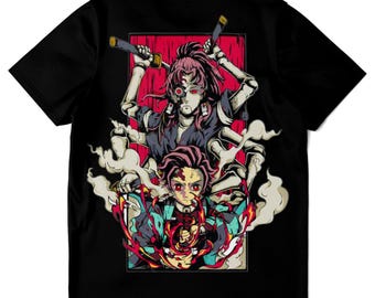Slayer Of Demons Anime Comic Premium T-shirtUrban