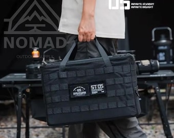 Tactical Camping Bag System: 7-Piece MOLLE Gear Organizer