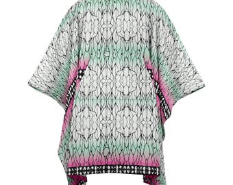 Shinobu Slayer Of – Demons Anime Comic Flannel Blanket Poncho | Urban Streetwear Biker Apparel