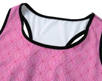 Nezuko Slayer of – Demons Anime Women's Sports Bra gym | Urban Streetwear Biker Apparel