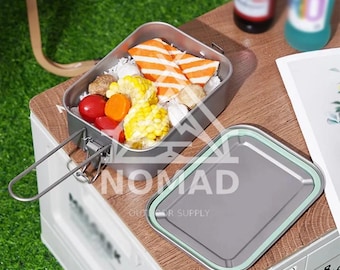Nomad 1200ml Pure Titanium Camping Pot: Lightweight Cookware