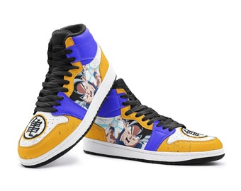 Japan Custom OG Anime Kamehameha Cosplay Streetwear Fashion  Unisex Leather Sneakers Obrazy